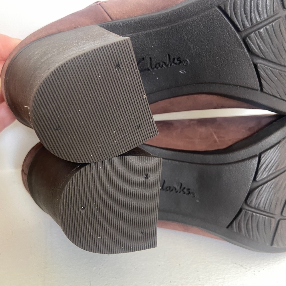 Clarks leather mules/clogs - Picture 3 of 5